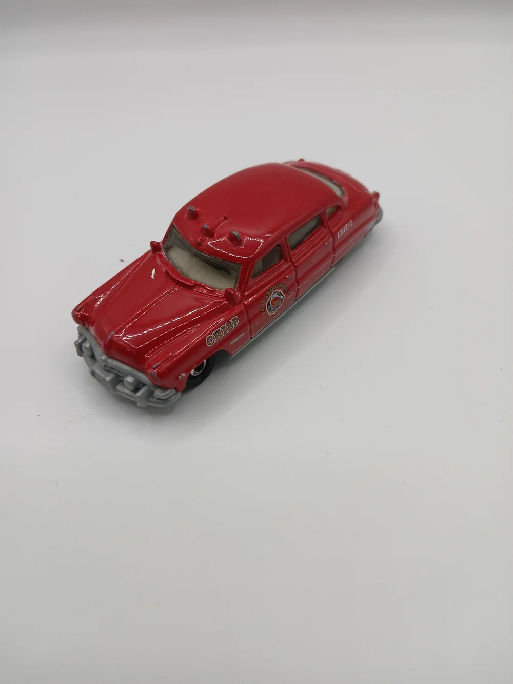 Matchbox 2016 MBX Rescue '51 Hudson Hornet Red Fire Chief-Loose